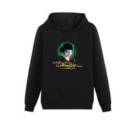 TPGHNVENT Men Long Sleeve Printed Hoodies Le Fabuleux Destin D Amelie Poulain Hoody Sweatershirt Black M