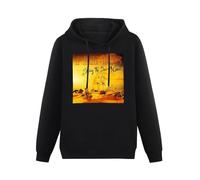 TPGHNVENT Men Long Sleeve Printed Hoodies Primus Sailing The Seas of Cheese Owl Hoody Sweatershirt Black S