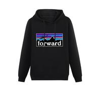 TPGHNVENT Men's Forward Observation Group Long Sleeve Hooded Sweatshirt Hoodies with Drawstring Pockets Black M