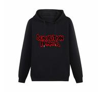 TPGHNVENT Men's Hooded Demolition Hammer Skull Fracturing Nightmare Thrash Metal Long Sleeve Sweatshirts 3XL