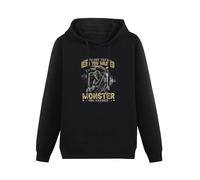 TPGHNVENT Men's I'm Not The Hero You Wanted I'm The Monster You Needed Death Hoody L