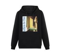 TPGHNVENT Men's Long Sleeve Letters To Cleo Hoody Sweatershirt Black M