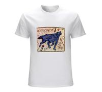 TPGHNVENT Men's Los Lobos How Will The Wolf Survive Vinyl Cover T-Shirts White XL