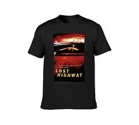 TPGHNVENT Men's Lost Highway Man Unisex Tee T-Shirts Black XL