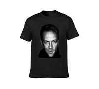 TPGHNVENT Men's Rocco Siffredi Pornstar Legend Cotton Mens Casual Cotton Unisex Tees Tops T-Shirts Black 3XL