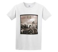 TPGHNVENT Men's Rush Permanent Waves Graphic Cotton T Shirt White S