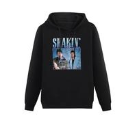 TPGHNVENT Men's Shakin Stevens Appreciation Long Sleeve Hooded Sweatshirt Hoodies with Drawstring Pockets Black XXL