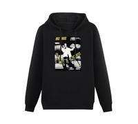 TPGHNVENT Men's Sid Vicious London Punk Rock My Way Long Sleeve Hooded Sweatshirt Hoodies with Drawstring Pockets Black S