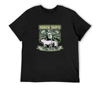 TPGHNVENT Men's Snatch Brick Pig Farm Movie T-Shirts Black L