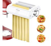 TPGSING Attaccamento per Pasta per KitchenAid Robot da cucina, tagliapasta 3 in 1 per KitchenAid, Rulli per Pasta, Tagliapasta Spaghetti E Tagliapasta Per Fettuccine Accessori con spazzola di pulizia