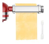 TPGSING Spremiasta Pasta Accessorio Pasta in Acciaio Inossidabile per Macchina per Pasta per Kenwood, Rullo per Sfoglia per Pasta per Robot da Cucina per Kenwood, 8 Spessori Regolabili, Argento