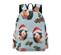 TPISLI Borsa Scuola Cute Dutch Pig Studenti 10-14 Anni Zaino Scolastico Guinea Pig Studentesse Scuola Media Cartella Scolastica Resistente, Daypack per Viaggio Gita e Uso Quotidiano