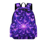 TPISLI Zainetti Butterfly Bambina 9 Anni Zaino Scolastico Colourful Butterfly Ragazzo 11 Anni School Bag Comodo Durable Tempo Libero Viaggio Gita Outdoor Tempo Libero