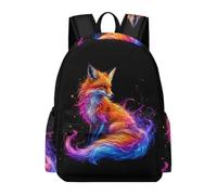 TPISLI Zainetti Fox Alunni Elementare Borsa Scolastica Animal Fox Ragazze Classe 7-9 Daypack Resistente Grande Gita Uso Quotidiano Tempo Libero Gita Uso Quotidiano