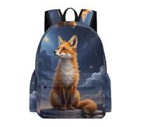 TPISLI Zainetti Fox Design Alunni Classe 7-9 Borsa Scolastica Animal Theme Ragazze Classe 6-8, Bookbag Comodo Durable Viaggio Tempo Libero Gita Viaggio