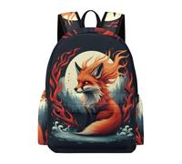 TPISLI Zainetti Fox Design Studenti Scuola Media Borsa Scolastica Animal Motif Alunni Classe 7-9 School Bag Moderno Leggero Viaggio Tempo Libero Uso Quotidiano Gita