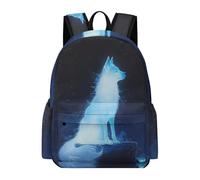 TPISLI Zainetti Fox Pattern Bambina 9 Anni Zaino Scuola Animal Design Alunni Classe 7-9 Daypack Leggero Resistente Ritorno a Scuola Gita Tempo Libero Outdoor Viaggio