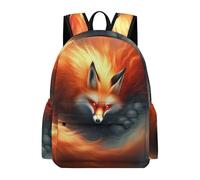TPISLI Zainetti Fox Ragazza 12 Anni Zaino Scolastico Animal Fox Alunni Classe 7-9 Daypack Moderno Leggero Regalo Scuola Outdoor Uso Quotidiano Viaggio Tempo Libero