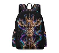 TPISLI Zainetti Giraffe Ragazza 12 Anni Borsa Scuola Animal Theme Ragazzi 10-15 Anni, Backpack Pratico Quotidiano Ritorno a Scuola Outdoor Tempo Libero Viaggio