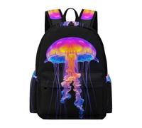 TPISLI Zainetti Scolastici Jellyfish Bambina 8 Anni Borsa Scuola Ocean Creature Bambino 8 Anni Cartella Scolastica Elementare School Bag, Tempo Libero Outdoor Uso Quotidiano