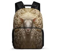 TPISLI Zainetti Sheep Pattern Zaino Per La Scuola Zaini Lamb Scolastico Per Quarta Elementare Studenti Delle Scuole Medie, E Resistente All'usura