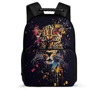 TPISLI Zainetto Cheetah Borsa A Tracolla, Zaino Leopard Animal Per Adolescenti, Adatto Per Viaggi Di Piacere, Escursioni, Scuola, Viaggi Di Lavoro, Zaini Unisex Terza Elementare