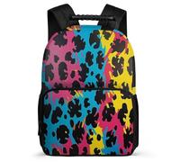 TPISLI Zainetto Cheetah Print per Bambini 5-10 Anni, Zaino Scuola Leopard Animal Borsa Scolastica, Backpack, Elementare Viaggio, Comodo per Libri Quaderni