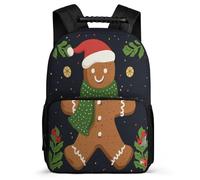 TPISLI Zainetto Christmas Theme Ragazzi Ragazze Primaria, Zaino Scolastico Christmas Tree Pattern Borsa Scolastica, Backpack, Resistente, Tasche Laterali, Viaggio Uso Quotidiano