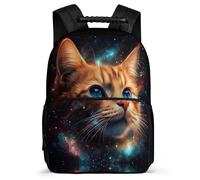 TPISLI Zainetto Cute Kitten per Ragazzi Ragazze Scuola Primaria Zaino Scuola Cat 6-11 Anni Daypack, Dettagli in Feltro Tessuto 1680D Viaggio Uso Quotidiano
