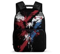 TPISLI Zainetto Eagle Design Scuola Primaria per Bambino Bambina Borsa Scolastica Bird Print 5-10 Anni Backpack, Manico Robusto Dettagli in Feltro Gite Brevi