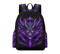 TPISLI Zainetto Evil Dragon Bambino 7 Anni Borsa Scolastica Dragon per Bambine Classe 3 Backpack Grande Leggero Regalo Scuola Tempo Libero Outdoor Viaggio Gita