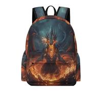 TPISLI Zainetto Evil Dragon Pattern Bambine Scuole Medie Zaino Scolastico Dragon 13-15 Anni Bambini Cartella Grande Capiente Capiente, School Bag per Lezioni Sport e Tempo Libero