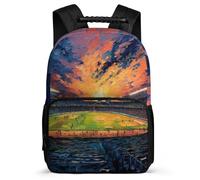 TPISLI Zainetto Nice Evening Sunset Borsa A Tracolla, Zaino Per Adolescenti, Adatto Per Viaggi Di Piacere, Escursioni, Scuola, Viaggi Di Lavoro, Zaini Unisex Terza Elementare