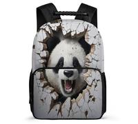 TPISLI Zainetto Panda Zaino Ragazzi Adolescenti Prima Elementare Zaino Scuola 3D Animal Crack Ragazze Adolescenti Zaini Grande Gioventù, Zaini