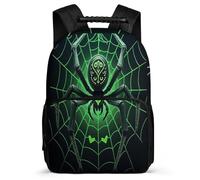TPISLI Zainetto Spider Motif Elementare per Bambino Bambina Cartella Scolastica Cyber Punk Style 7-12 Anni Backpack, Tessuto 1680D Resistente Leggero Natale Scuola