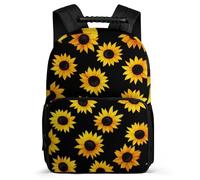 TPISLI Zainetto Sunflowers per Bambini 6-11 Anni, Zaino Scuola Plant Borsa Scolastica, Backpack, Elementare Viaggio, Comodo per Libri Quaderni