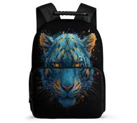 TPISLI Zainetto Tiger Elementare per Bambini Borsa Scuola Animal Tiger 7-12 Anni Backpack, Schienale Imbottito Dettagli in Feltro Ritorno a Scuola