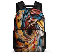 TPISLI Zainetto Vision Zaino Per La Scuola Studenti Zaino Vertigo Rucksack Scolastico Per Studenti Ragazze, Ragazzi, Resistente All'usura