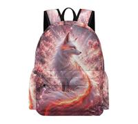 TPISLI Zaini Fox Pattern Ragazze Classe 6-8 Zaino Scolastico Animal Fox Studenti Scuola Media Bookbag Resistente Grande Regalo Scuola Outdoor Uso Quotidiano Gita