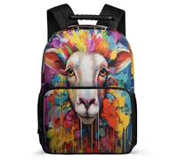TPISLI Zaino Animal Pattern Scolastico Per Scuola Primaria Ragazzi, Zaino Sheep Ragazze, Adolescenti, Leggero, Per Computer Portatile, Stile Casual