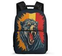 TPISLI Zaino Bear Per Scuola Ragazzo E Ragazza Zainetti German Flag Theme A Colori Alla Moda, Zaini Campus, Zaino Giornaliero, Zainetto Per Il Tempo Libero Adolescenti