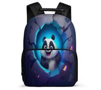 TPISLI Zaino Cute Panda, Leggero Per Computer Portatile, Rucksack Scuola Animal Pattern Elementare, Borsa A Tracolla Per École Primaire, E Adolescent