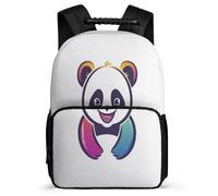 TPISLI Zaino Cute Panda, Leggero Per Computer Portatile, Rucksack Scuola Animal Pattern Elementare, Borsa A Tracolla Per École Primaire, E Adolescent