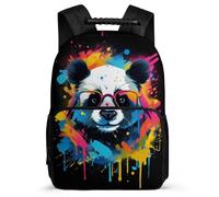TPISLI Zaino Cute Panda, Leggero Per Computer Portatile, Rucksack Scuola Animal Theme Elementare, Borsa A Tracolla Per École Primaire, E Adolescent