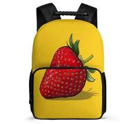 TPISLI Zaino Da Ragazzi Ragazze Strawberry Zaini Scolastici Zaino Fruit Print Rucksack Per Unisex, Moderno, Zaini Per La Scuola Per Il Tempo Libero