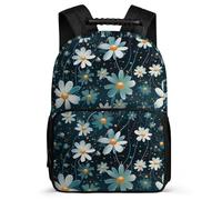 TPISLI Zaino Daisy, Leggero Per Computer Portatile, Rucksack Scuola Flower Elementare, Borsa A Tracolla Per École Primaire, E Adolescent