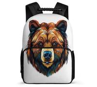 TPISLI Zaino Dei Bear Pattern, Zaini Bear Pattern Prima Media, Zainetti Scuola Zainetto, Alla Moda Borsa Per La Scuola Ragazzi Ragazze, Regalo Per E