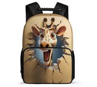 TPISLI Zaino Giraffe Per Elementare Zaini Scolastico Zainetti 3D Animal Rucksack Per Ragazzi Ragazze Borsa Da Scuola Adolescenti