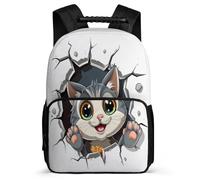 TPISLI Zaino Kitten Da Donna E Uomo, Zaini Scolastici, Zaino Animal Cat Per Ragazzi Quinta Elementare Adolescenti Unisex, Moderno, Zaini Per La Scuola Il Tempo Libero