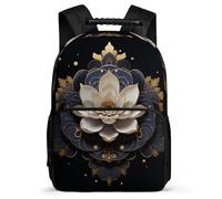 TPISLI Zaino Lotus Da Donna E Uomo, Zaini Scolastici, Zaino Flower Per Ragazzi Quinta Elementare Adolescenti Unisex, Moderno, Zaini Per La Scuola Il Tempo Libero